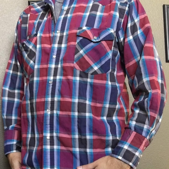 Vintage Western Pearl Snap - Picture 2 of 4